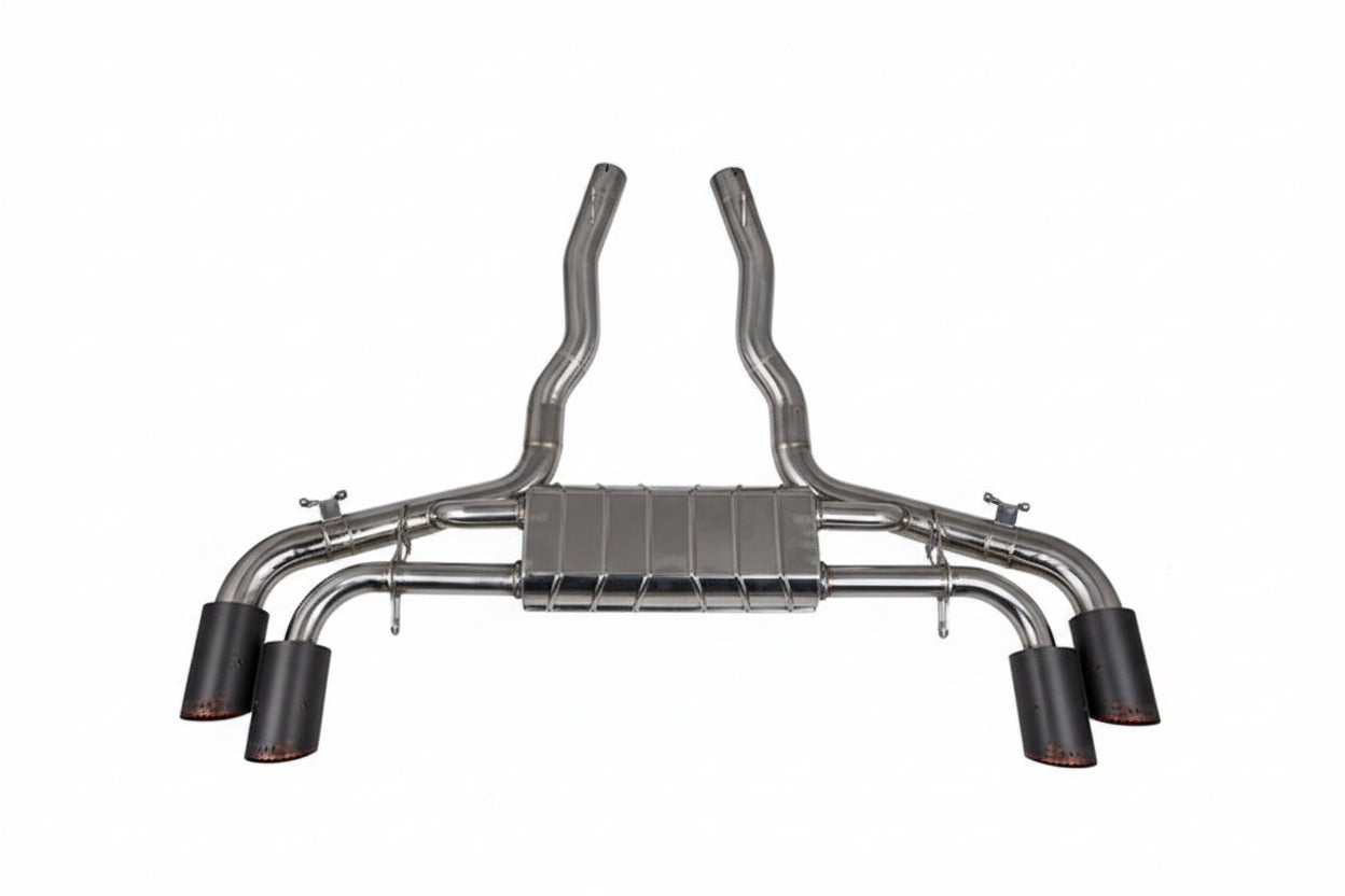 LCE x Capristo BMW X5M Competition F95 / X6M Competition F96 – ECE Endschalldämpfer mit Klappensteuerung