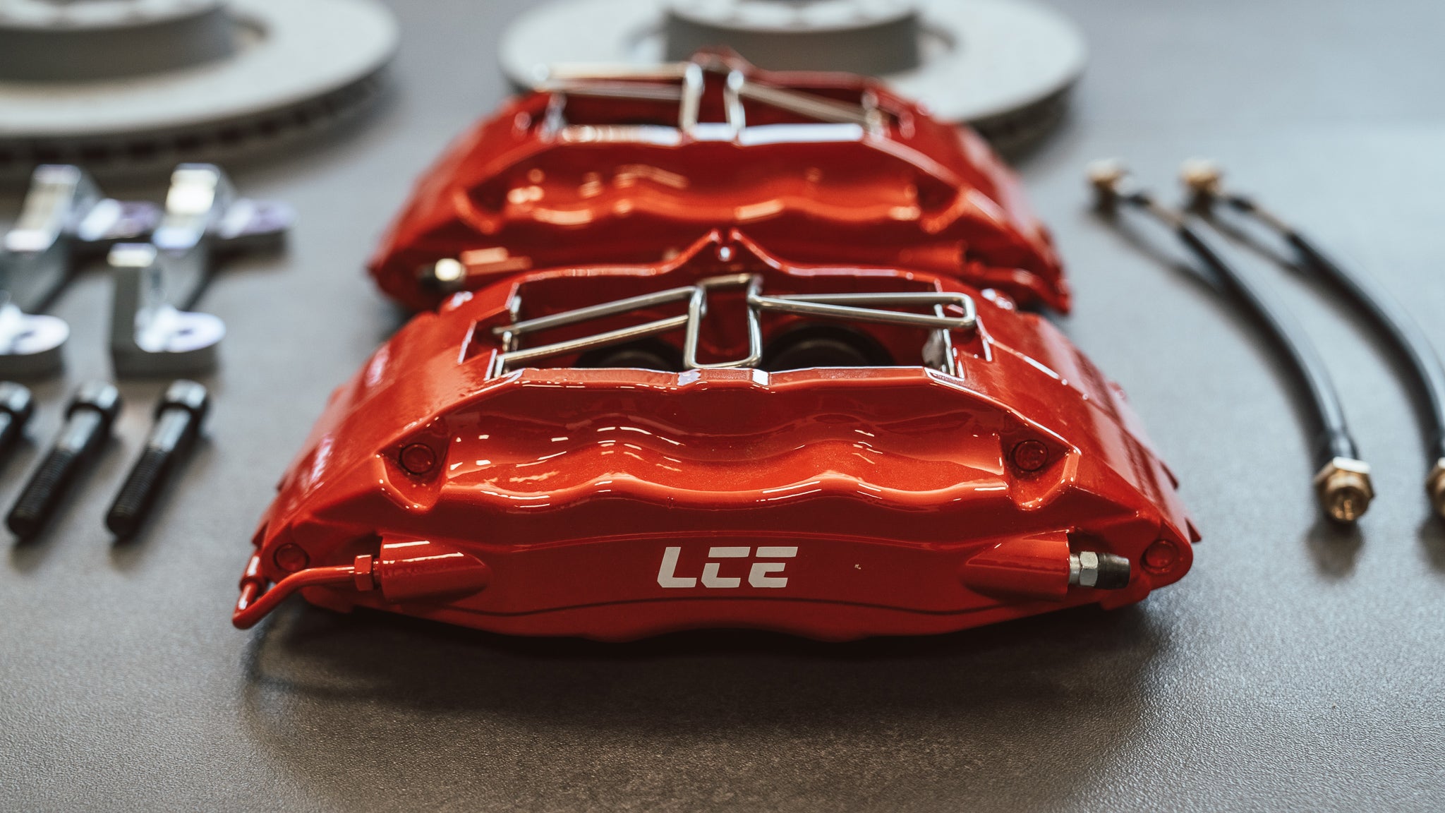 LCE 4-Kolben Sport-Bremse-Set für S2 Achsen