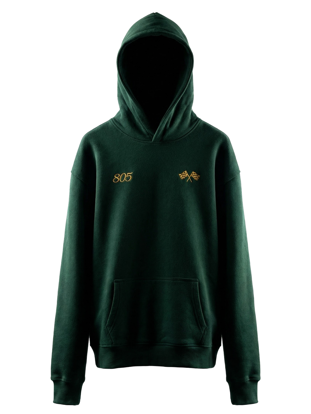 LCE Hoodie "Smoke Their Records" British Racing Green