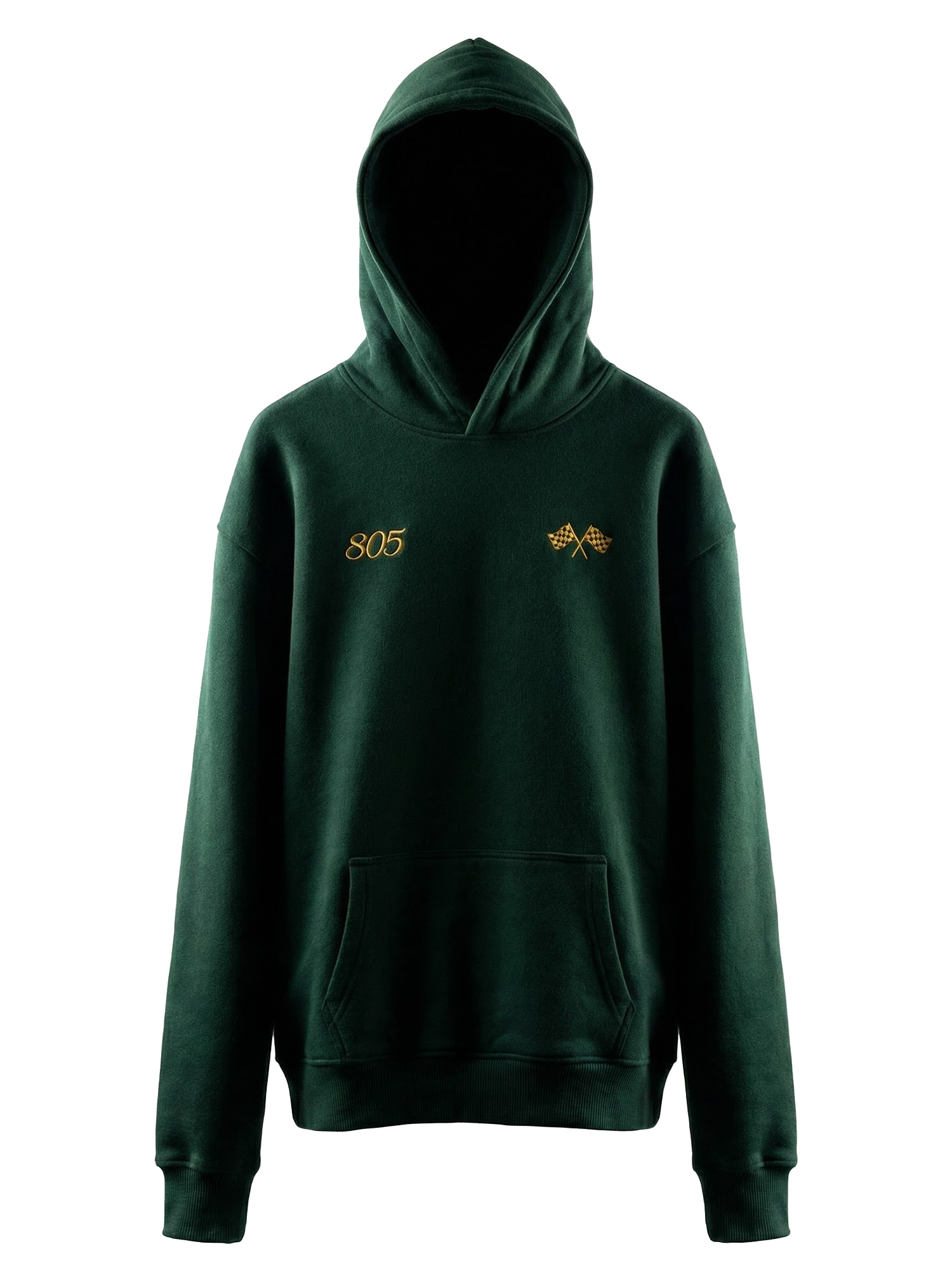 LCE Hoodie "Smoke Their Records" British Racing Green