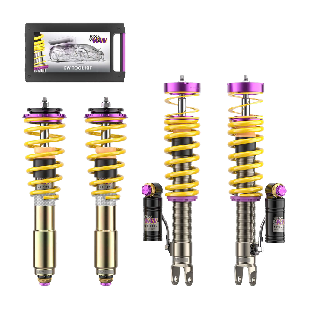 KW V4 Gewindefahrwerk für Porsche 992.1 Turbo & Turbo S inkl. Stillegung für elektr. Dämpfer