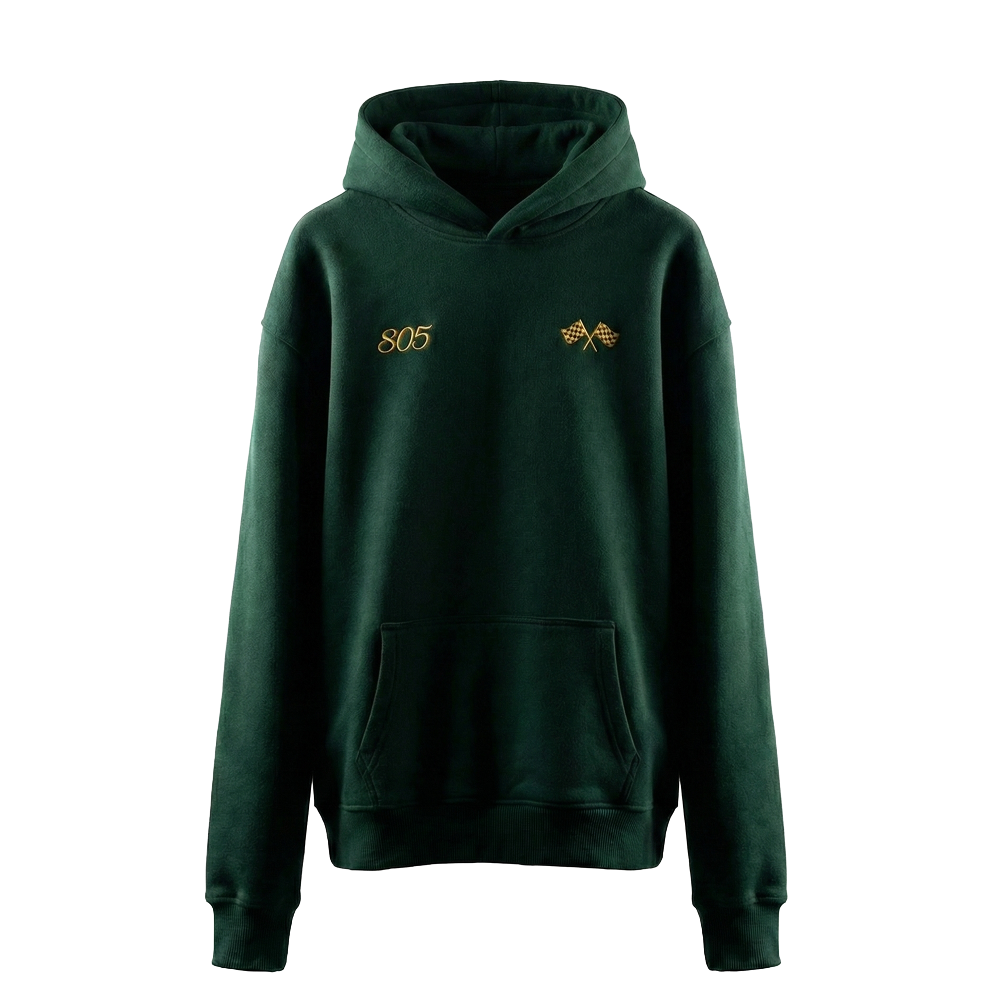 LCE Hoodie "Smoke Their Records" British Racing Green