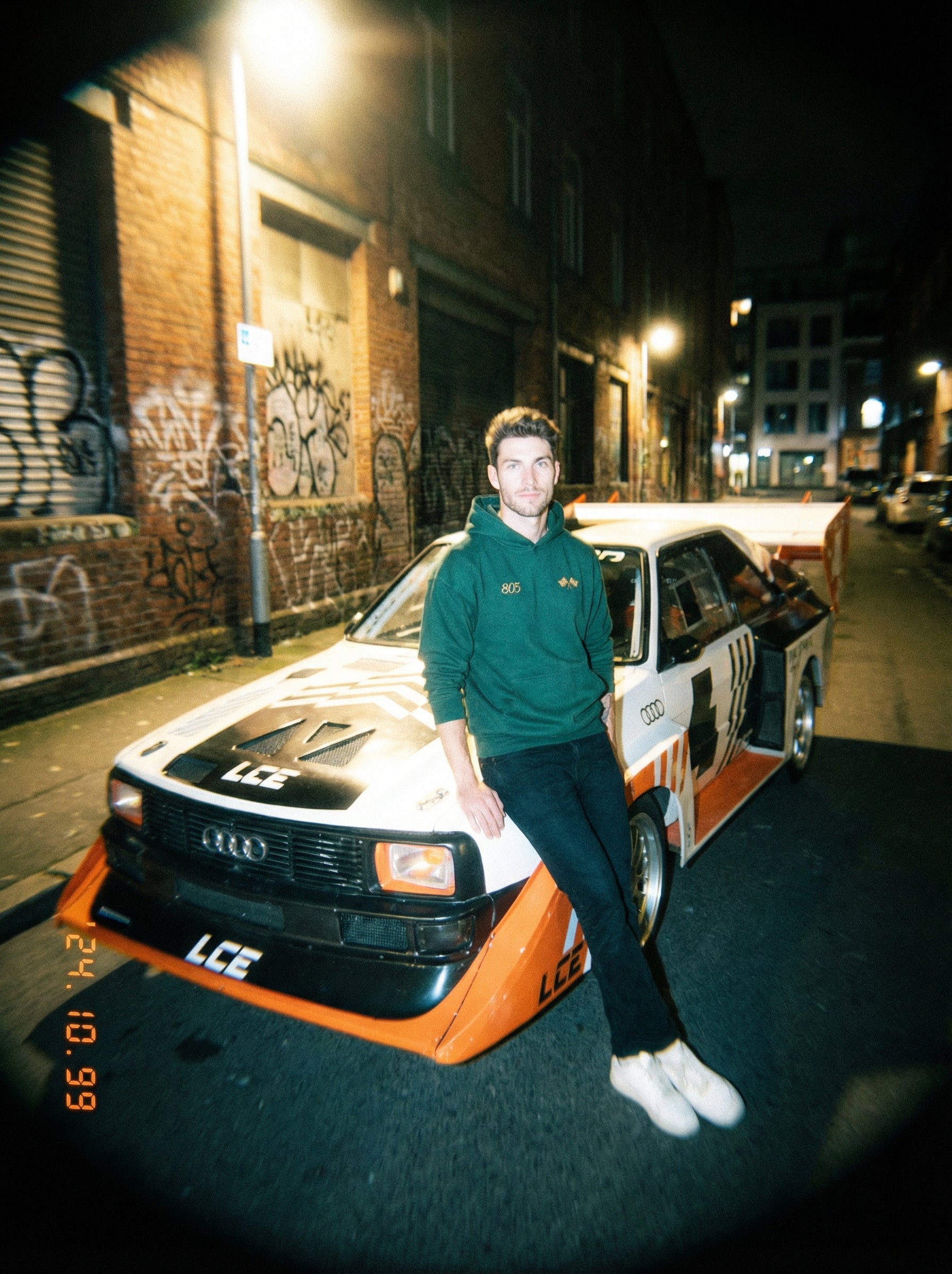 LCE Hoodie "Smoke Their Records" British Racing Green